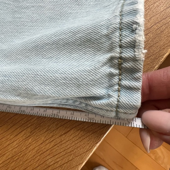 Levi’s Low Pro Straight Jeans Women’s Size 25 Blue Relaxed Baggy Fit Light Wash - Picture 6 of 7